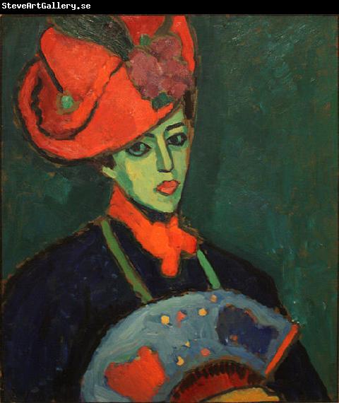 Alexej von Jawlensky Schokko with Red Hat